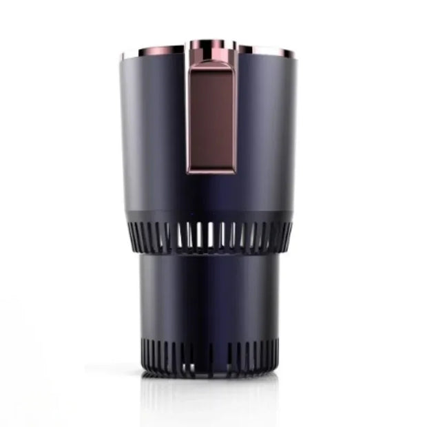 Smart Car 2-In-1 Cooling/Heating Cup Drinks Holder Home Fast Refrigeration Hot and Cold Mini Touch Screen Beverage Mug Drink Can
